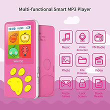 Carica l'immagine nel visualizzatore di Gallery, MusicFun Lettore MP3 Bambini, 1.8" LCD Schermo HiFi Bambini con Giochi,...