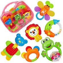 Carica l'immagine nel visualizzatore di Gallery, HERSITY Sonagli per Bambini Giocattoli Set Massaggiagengive Neonato Giochi...