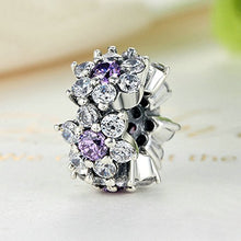 Carica l'immagine nel visualizzatore di Gallery, Distanziatore Nontiscordardime Charms Argento 925 Fiore Viola - Ilgrandebazar