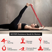 Carica l'immagine nel visualizzatore di Gallery, POWER GUIDANCE  Bestope Bande Elastiche Fitness,Fasce di Rosso (1 Pezzi)