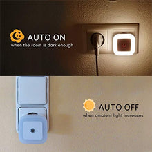 Carica l'immagine nel visualizzatore di Gallery, SOAIY 2 Pezzi Luce notturna LED bambini Lampada Calda