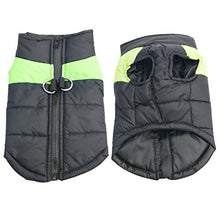 Carica l'immagine nel visualizzatore di Gallery, Idepet (TM) Cappottino invernale impermeabile, per cane/gatto taglia L, Green