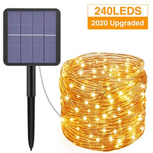 Carica l'immagine nel visualizzatore di Gallery, Kolpop Stringa Luci Solari，Catena Luminosa Solare Esterni 24M 240LED...