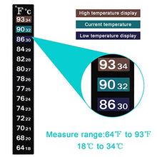 Carica l'immagine nel visualizzatore di Gallery, 20 Pezzi Adesivo Digitale di Temperatura Striscia Adesiva Termometro Adesivo...