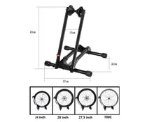 Carica l'immagine nel visualizzatore di Gallery, ROCKBROS Supporto Cavalletto Bicicletta Parcheggio Pieghevole Bici in Nero - Ilgrandebazar