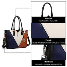 Carica l'immagine nel visualizzatore di Gallery, Miss Lulu Nuova Moda Elegante Borsa in Pelle PU Donna Borse a Marrone
