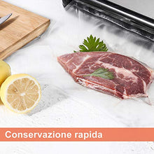 Carica l'immagine nel visualizzatore di Gallery, YISSVIC Sacchetti per Sottovuoto, 2 Rotoli 20x500 cm +2 28x500 cm...