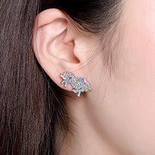 Carica l'immagine nel visualizzatore di Gallery, INTVN Collana con Ciondolo Braccialetti Unicorno Orecchini ad anello... - Ilgrandebazar