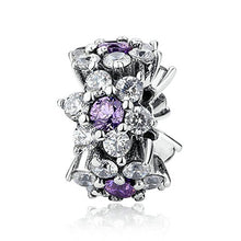Carica l'immagine nel visualizzatore di Gallery, Distanziatore Nontiscordardime Charms Argento 925 Fiore Viola - Ilgrandebazar