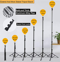Carica l'immagine nel visualizzatore di Gallery, UPhitnis Luce per selfie da 10"con supporto treppiede e 10"COMBINATION