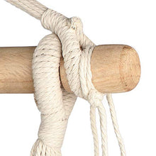 Carica l'immagine nel visualizzatore di Gallery, Chihee Sedia Amaca Super Grande sospesa Corda di Cotone Bianco Naturale