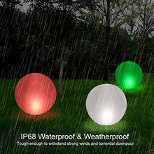 Carica l'immagine nel visualizzatore di Gallery, LED Luci Giardino Esterno,Luci piscina galleggianti IP68 Impermeabile 4pcs