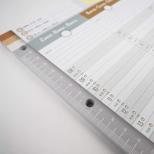 Carica l'immagine nel visualizzatore di Gallery, IMUMI Planner settimanale da tavolo - fori per archiviazione in raccoglitore... - Ilgrandebazar