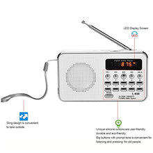 Carica l'immagine nel visualizzatore di Gallery, docooler Mini FM Radio Altoparlante Digitale Portatile da 3 W Rosso