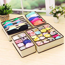 Carica l'immagine nel visualizzatore di Gallery, Cassetto Organizer per Biancheria Intima, LEADSTAR Divisori Cassetti...