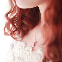 Carica l'immagine nel visualizzatore di Gallery, ANEWISH Donna Collana Gatto Pendente s925 Argento Sterling, 45cm - Ilgrandebazar