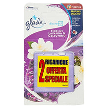 Carica l'immagine nel visualizzatore di Gallery, Glade Discreet Doppia Ricarica - Fragranza Fiori di Lavanda e Gelsomino