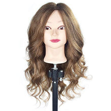 Carica l'immagine nel visualizzatore di Gallery, Ersiman femmina testa di manichino con 100% capelli umani 50,8 cm di... - Ilgrandebazar