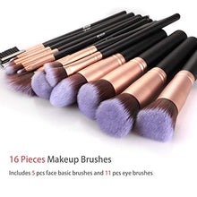 Carica l'immagine nel visualizzatore di Gallery, Pennelli Make Up BESTOPE per il Trucco Set di 16 Rose