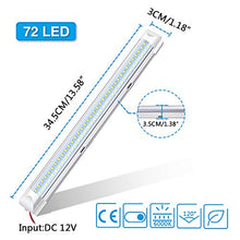 Carica l'immagine nel visualizzatore di Gallery, led interni auto，AUDEW luci per Auto interruttore striscia 72 LED