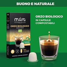 Carica l'immagine nel visualizzatore di Gallery, ORZO BIOLOGICO Must Espresso Italiano 100 CAPSULE COMPOSTABILI Nespresso...