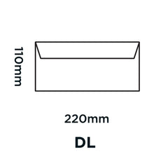 Carica l'immagine nel visualizzatore di Gallery, Purely Everyday  23882 - Buste formato DL, chiusura adesiva, 110x220, bianco