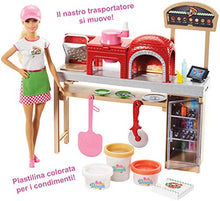 Carica l'immagine nel visualizzatore di Gallery, Barbie la Pizzeria con Bambola, Tavolo per Le Pizze, Forno e Pasta da... - Ilgrandebazar