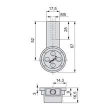 Carica l'immagine nel visualizzatore di Gallery, Emuca 7066962 Kit di Asta Appendiabiti da Armadio, 0 W, 0 V - Ilgrandebazar