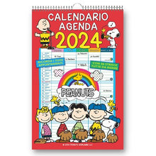 Carica l'immagine nel visualizzatore di Gallery, EURO PUBLISHING: Calendario Agenda Peanuts 2024 - Prodotto ufficiale - cm 29x44