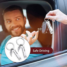 Carica l'immagine nel visualizzatore di Gallery, ortachiavi 2 Pcs, Portachiavi da Uomo Personalizzati per Auto, I Need You...