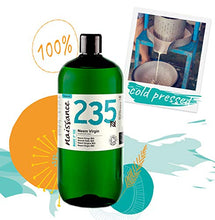 Carica l'immagine nel visualizzatore di Gallery, Naissance olio di Neem Vergine Certificato Biologico pressato a freddo 870ml -...