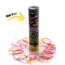 Carica l'immagine nel visualizzatore di Gallery, Adelama Braccialetti Luminosi Fluorescenti Fluo per Feste Glowstick Party... - Ilgrandebazar