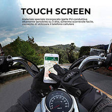 Carica l'immagine nel visualizzatore di Gallery, Guanti Moto Invernali, da Impermeabili Touch Screen per XL, Nero - Ilgrandebazar