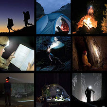 Carica l'immagine nel visualizzatore di Gallery, Linkex Torcia Lampada Frontale LED da testa con 4 Modalità di...