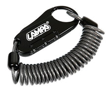 Carica l'immagine nel visualizzatore di Gallery, Lampa 90595 Raptor Lucchetto Antifurto con cavo a spirale - Ilgrandebazar