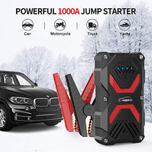 Carica l'immagine nel visualizzatore di Gallery, YABER Avviatore Emergenza per Auto, 1000A 13800mAh Batteria Auto...