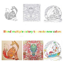 Carica l'immagine nel visualizzatore di Gallery, Laconile 100 colori acquerello spazzole con punta di 2 mm, 100 Black Colours - Ilgrandebazar