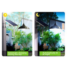 Carica l'immagine nel visualizzatore di Gallery, Konesky Luce Solare Sospesa Illuminazione, 12 LED Lampadario Telecomando...