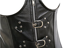 Carica l'immagine nel visualizzatore di Gallery, MISS MOLY Donna Sexy Corsetto Bustino Pelle Corset Hot Lingerie Aperto 6XL - Ilgrandebazar