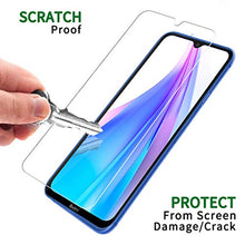 Carica l'immagine nel visualizzatore di Gallery, QHOHQ Vetro Temperato per Xiaomi Redmi Note 8T, [3 Pezzi] [Garanzia a 3 Pezzi