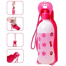 Carica l'immagine nel visualizzatore di Gallery, Anpetbest Dispenser d'Acqua per Cani distributore acqua 11 oz(325ML), Rosa