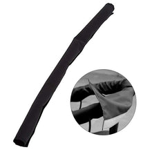 Carica l'immagine nel visualizzatore di Gallery, 725mmx145mm Coprimaniglie Universale per Passeggini Panno Oxford Nero - Ilgrandebazar