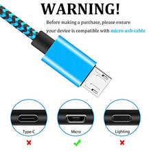 Carica l'immagine nel visualizzatore di Gallery, Cavo Micro USB 2M 3-Pezzi Android Aione Rapida Caricatore...