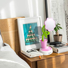 Carica l'immagine nel visualizzatore di Gallery, Aiskki Led Lampada da Tavolo Lampade Scrivania Bambina, Comodino Luce Rosa - Ilgrandebazar