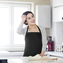 Carica l'immagine nel visualizzatore di Gallery, Esonmus Grembiule regolabile da 2 pezzi con 2 tasche Grembiuli Cucina Nero - Ilgrandebazar