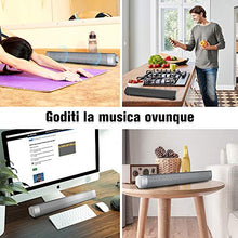 Carica l'immagine nel visualizzatore di Gallery, VersionTECH. Soundbar 2.0 Canali, Altoparlante Hi-Fi Suono Surround 3D,...