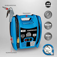 Carica l'immagine nel visualizzatore di Gallery, Güde Compressore Airpower 180/08-7 pezzi Blu - Ilgrandebazar