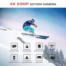 Carica l'immagine nel visualizzatore di Gallery, Campark Action Cam HD 20MP 4K WIFI Camera Touch Screen Macchina...
