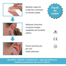 Carica l'immagine nel visualizzatore di Gallery, (4 Paia) Tappi Orecchie Per Dormire di 3a Generazione, Antirumore Forte,...