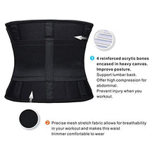 Carica l'immagine nel visualizzatore di Gallery, YIANNA Donna Fascia Addominale Dimagrante Corsetto S(lunghezza 90 cm), Nero - Ilgrandebazar